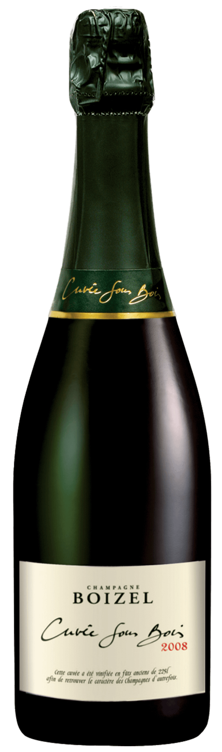 Champagne Boizel Cuvée sous Bois 2008