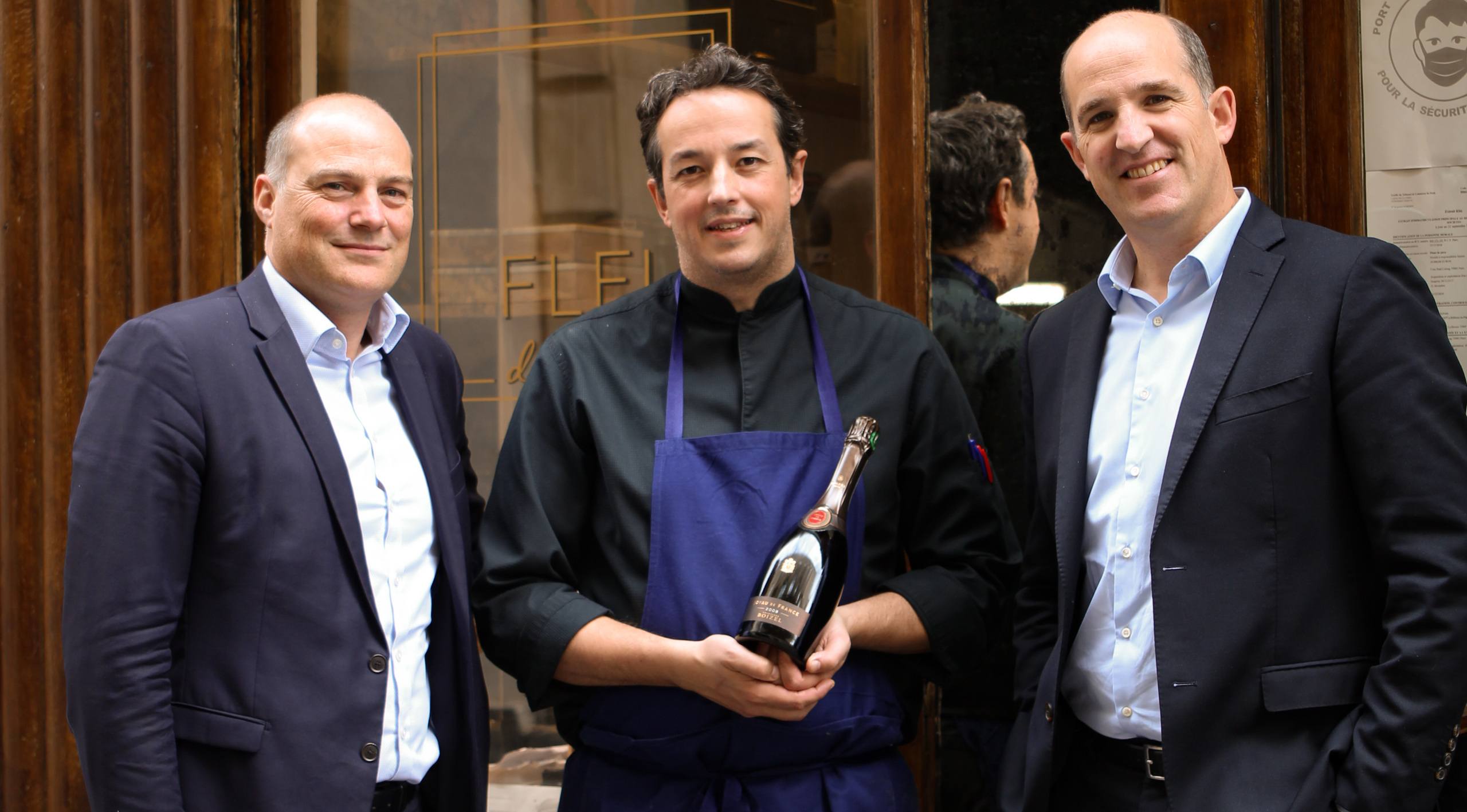 Champagne and food pairing at Fleur de Pavé with Michelin-starred Sylvain Sendra - Champagne Boizel - Epernay France