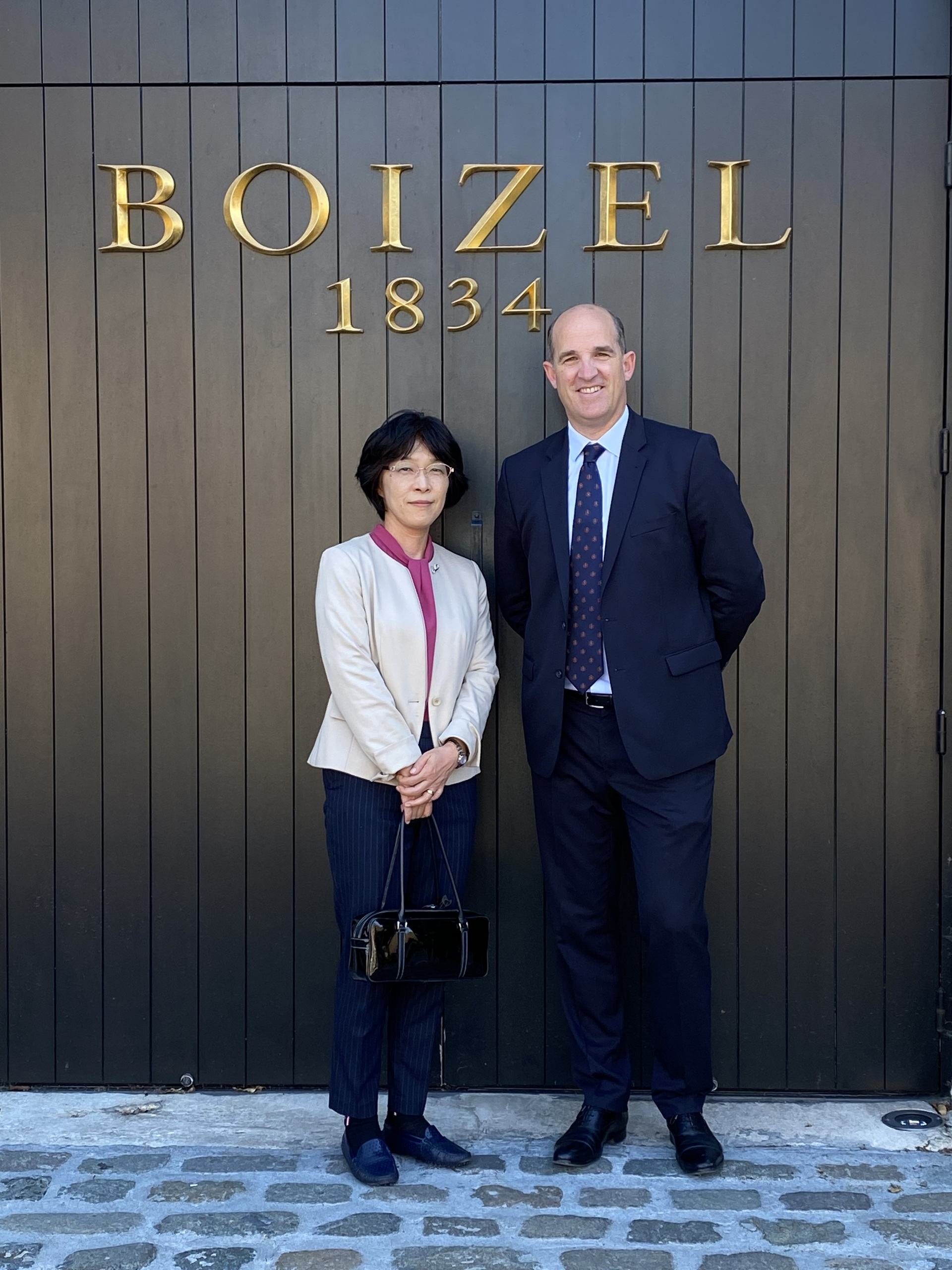 Yutaka Arai, Vice-ministre aux Affaires Etrangères du ministère nippon de l’agriculture, des forêts et de la pêche & Florent Roques-Boizel