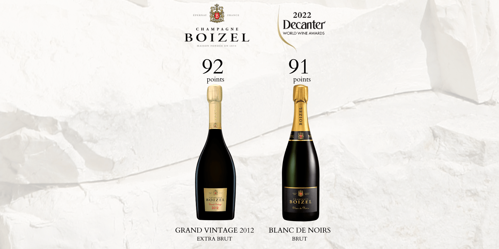 Decanter World Wine Awards 2022 - Champagne Boizel - Epernay France